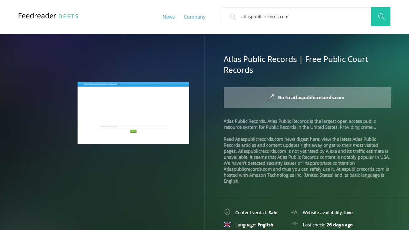 Get Atlaspublicrecords.com news - Atlas Public Records ...